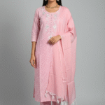 Sunlit Elegance Embroidered Suit Set